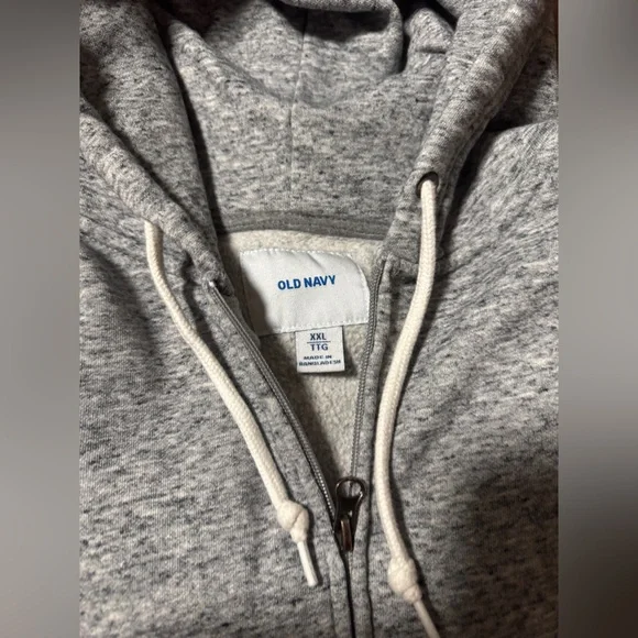 Old Navy Gray Zip-Up Men's Sweater - Picture 5 of 5